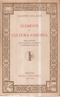 Elementi Di Cultura Fascista