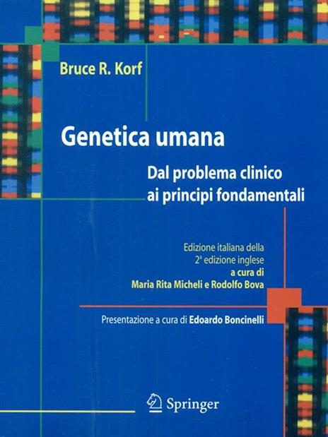 Genetica umana - Bruce R. Korf - 2