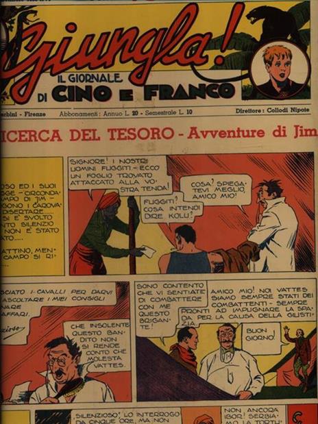 Giungla. Il giornale di Cino e Franco. Vol. 1. n. 127-144. Ristampa - copertina