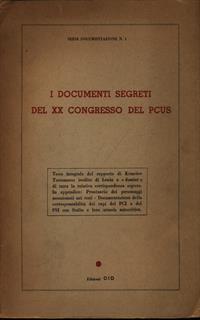 I documenti segreti del XX Congresso del PCUS