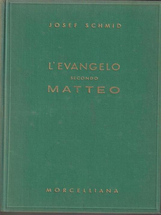 L' Evangelo secondo Matteo-Marco-Luca-Giovanni - Josef Schmid - copertina