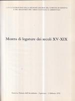 Mostra di legature dei secoli XV-XIX