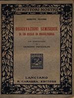 Osservazioni semiserie di un esule in Inghilterra