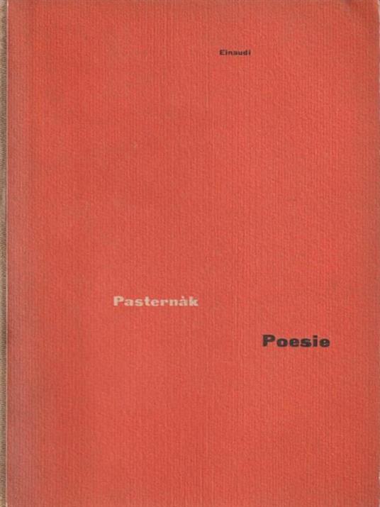 Poesie - Boris Pasternak - copertina