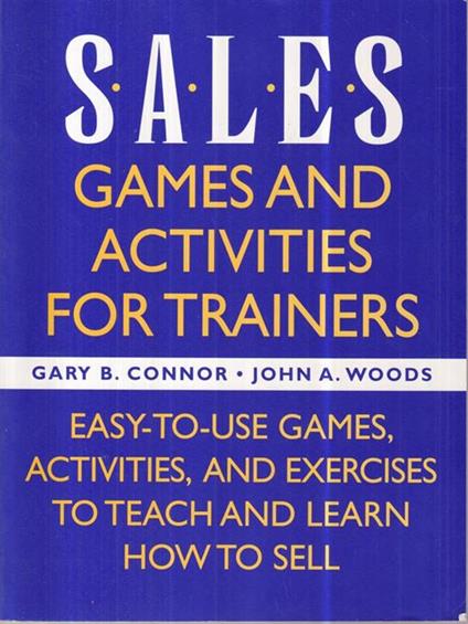 Sales Games and Activities for Trainers - copertina
