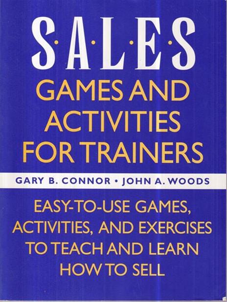 Sales Games and Activities for Trainers - copertina