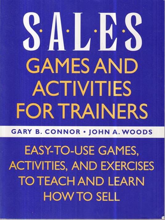 Sales Games and Activities for Trainers - copertina