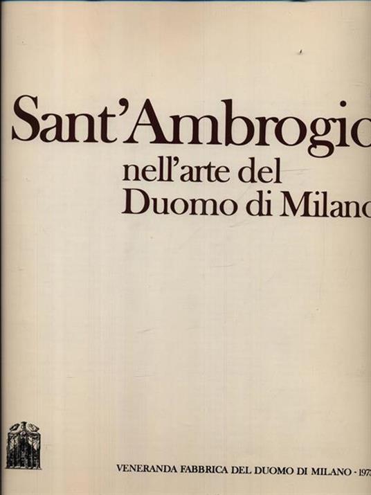 Sant'Ambrogio nell'arte del Duomo di Milano - copertina