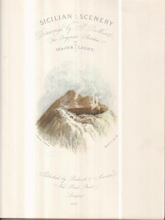 Sicilian Scenery. Copia anastatica (1823) - Peter de Winter - copertina