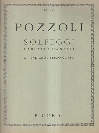 Solfeggi parlati e cantati - Pozzoli - copertina