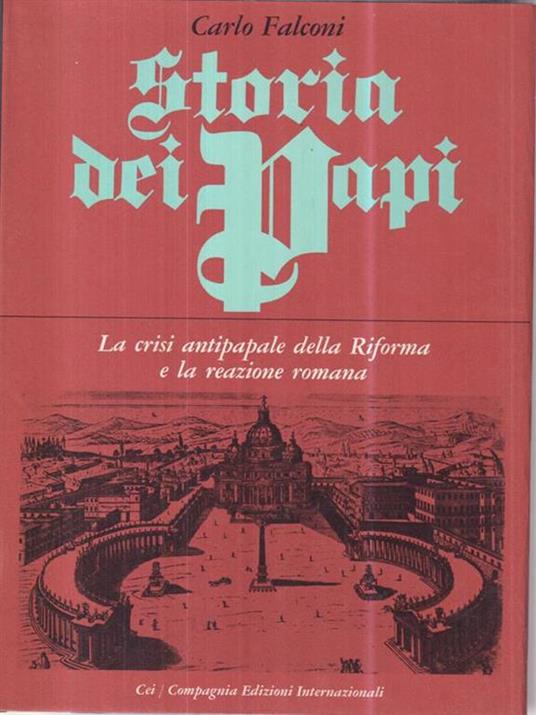 Storia dei papi - Carlo Falconi - copertina