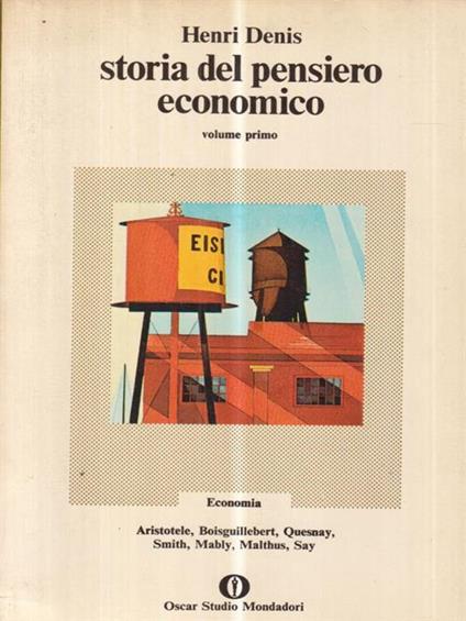 Storia Del Pensiero Economico - Henri Denis - copertina