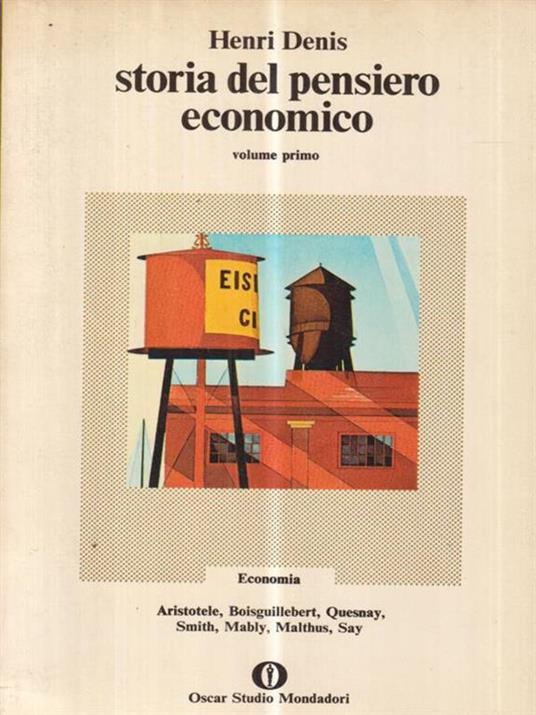 Storia Del Pensiero Economico - Henri Denis - copertina