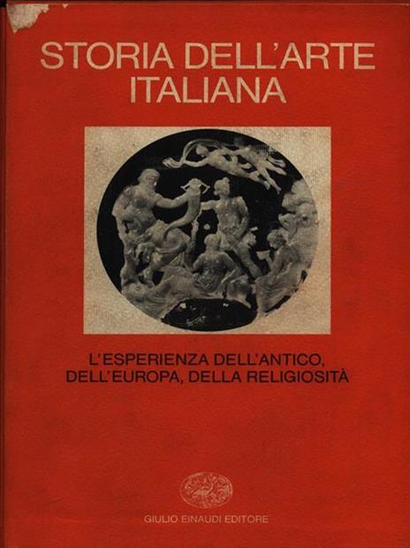 Storia dell'arte italiana - copertina