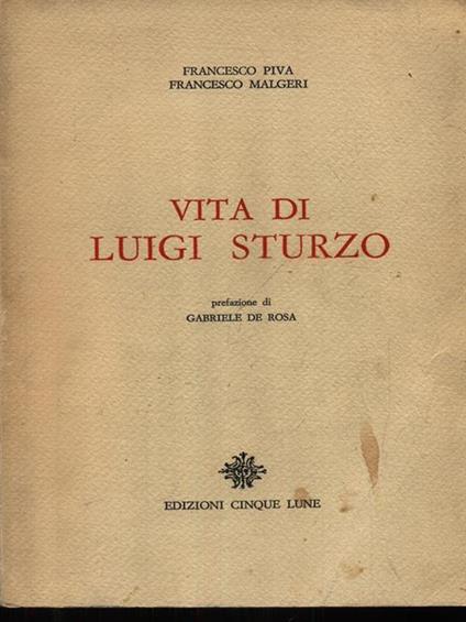 Vita Di Luigi Sturzo - Francesco Piva - copertina