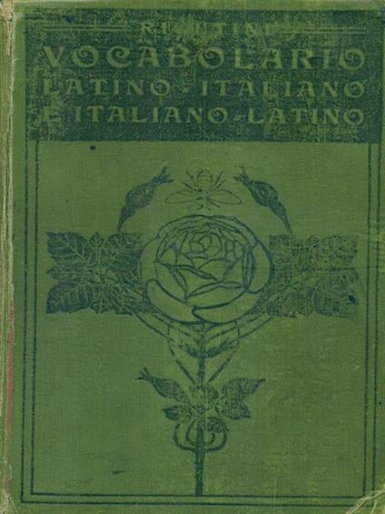 Vocabolario latino-italiano, italiano-latino - Giuseppe Rigutini - copertina