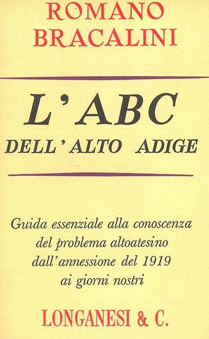 L' Abc. Dell'Alto Adige - Romano Bracalini - copertina