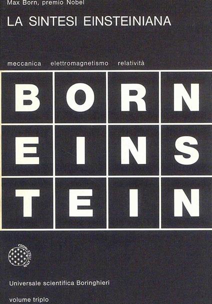 La sintesi einsteiniana - Max Born - copertina