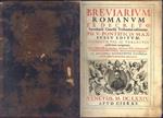 Breviarium Romanum Ex Decreto Sacrosanti Concilij Tridentini restitutum Prima edizione
