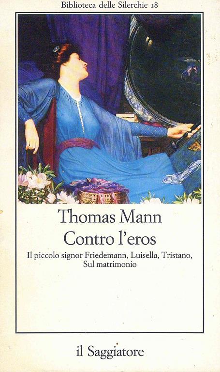 Contro l'eros - Thomas Mann - copertina