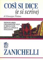 Così si dice (e si scrive)