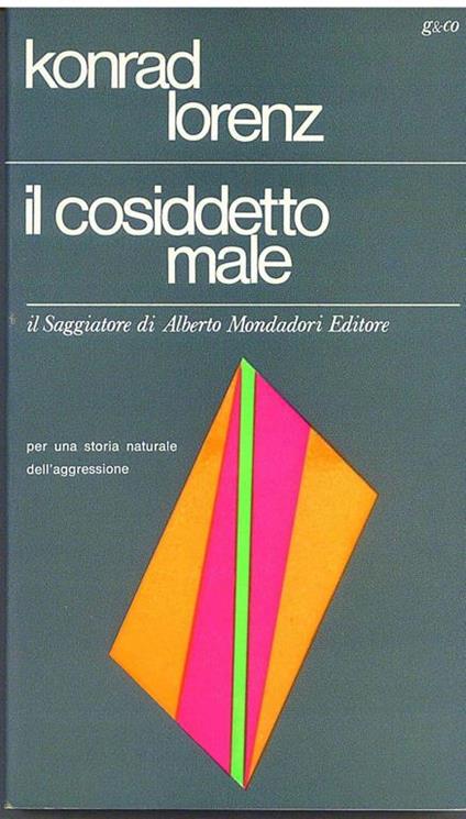 Il cosiddetto male - Konrad Lorenz - copertina