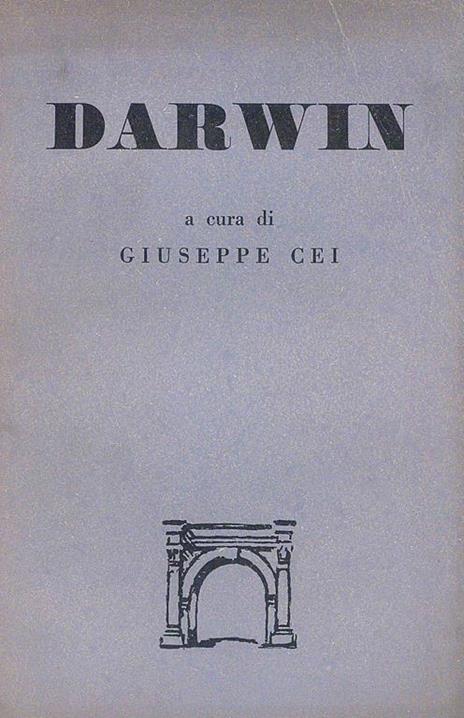 Darwin - Giuseppe Cei - 2