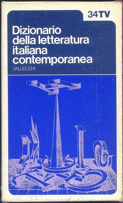 Dizionario della letteratura italiana contemporanea - copertina