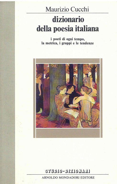 dizionario della poesia italiana - Maurizio Cucchi - copertina