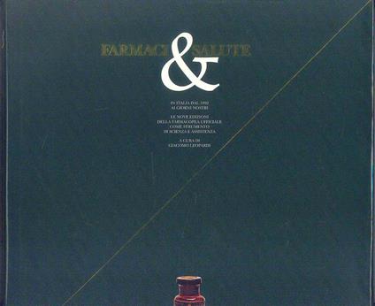 Farmaci & salute - Giacomo Leopardi - copertina