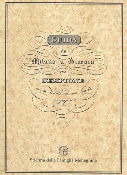 Guida da Milano a Ginevra pel Sempione - copertina