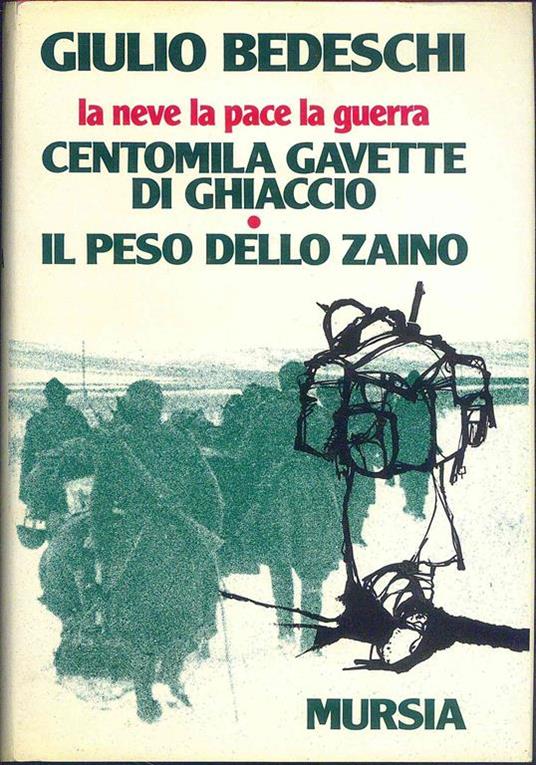La neve, la pace, la guerra. Centomila gavette di ghiaccio – Il peso dello zaino - Giulio Bedeschi - copertina