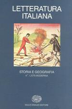 Letteratura italiana. Storia e geografia