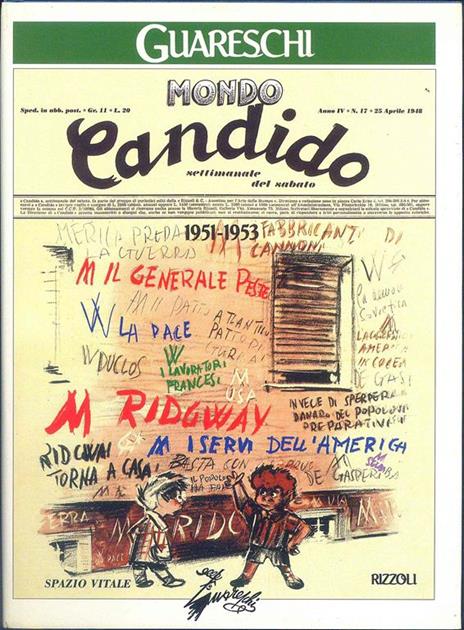 Mondo candido 1948-1951 - Giovanni Guareschi - copertina