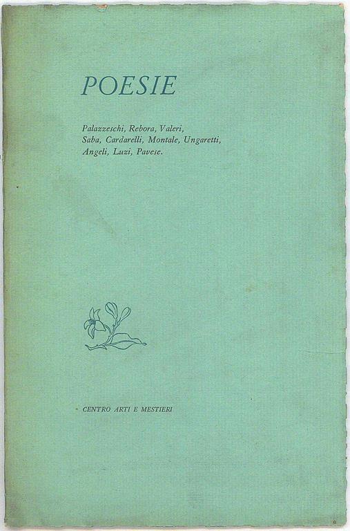 Poesie - copertina