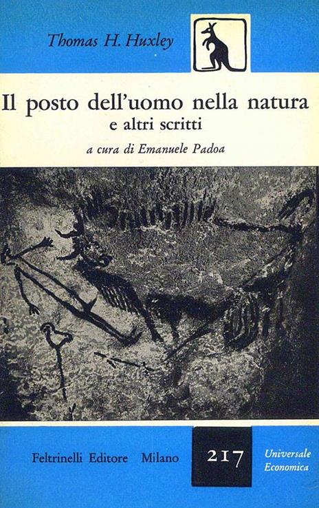 Il Posto dell'uomo nella natura - Thomas Henry Huxley - copertina