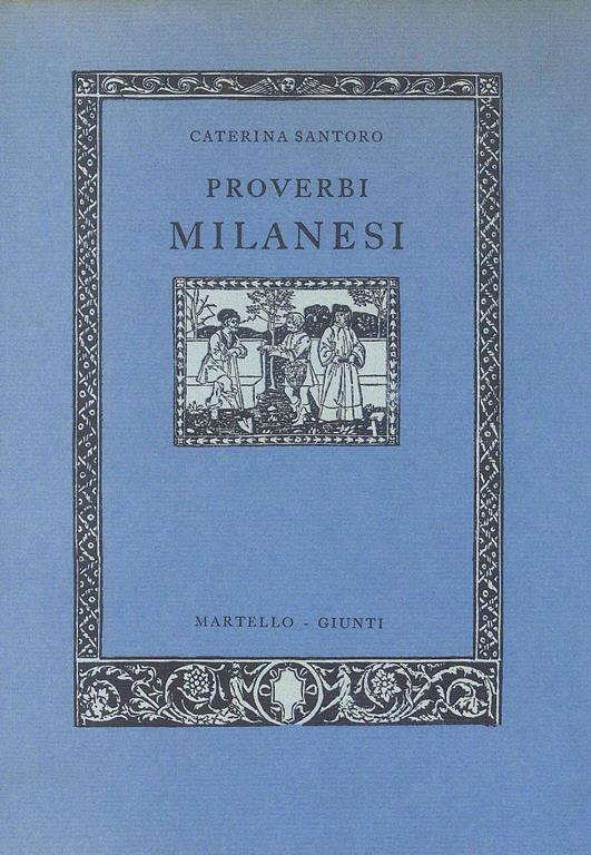 Proverbi Milanesi - Caterina Santoro - copertina