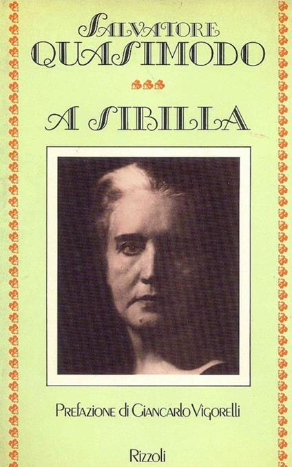 A Sibilla - Salvatore Quasimodo - copertina