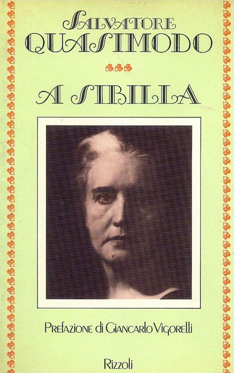 A Sibilla - Salvatore Quasimodo - copertina