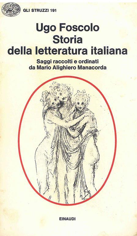 Storia dell'arte italiana - Ugo Foscolo - copertina