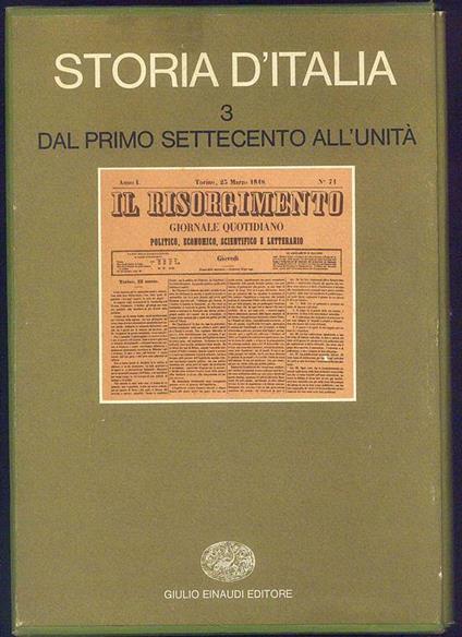 Storia d'Italia - copertina