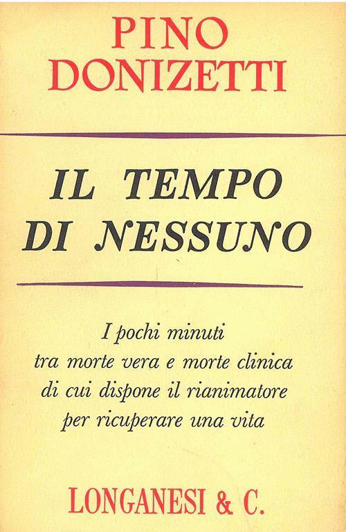 Il Tempo di nessuno - Pino Donizetti - copertina