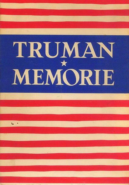 Memorie 2vv - Harry S. Truman - copertina