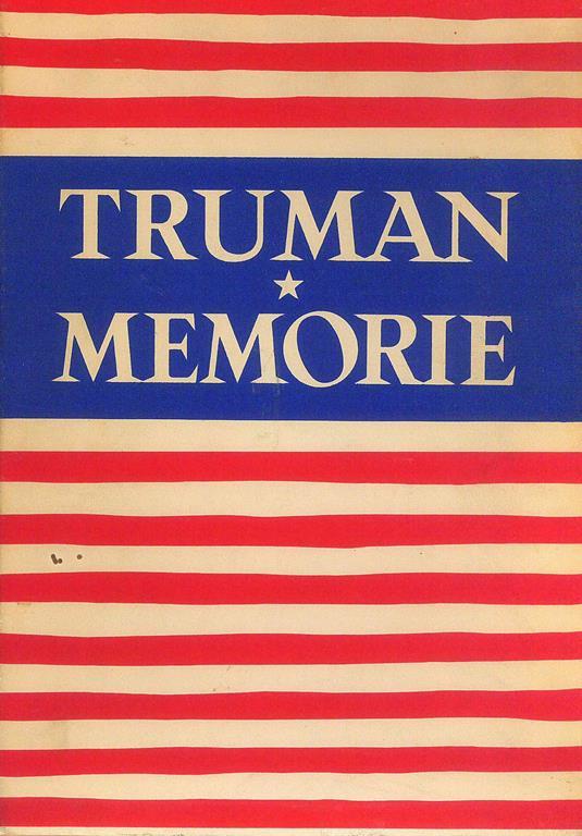 Memorie 2vv - Harry S. Truman - copertina