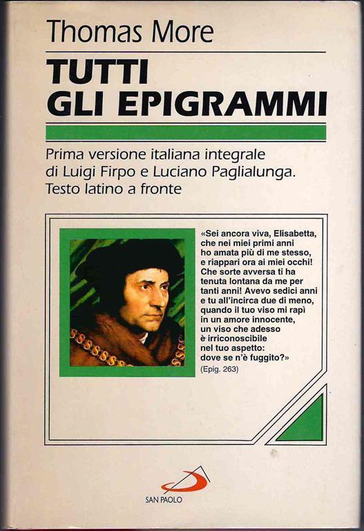 Tutti gli epigrammi - Tommaso Moro - 2