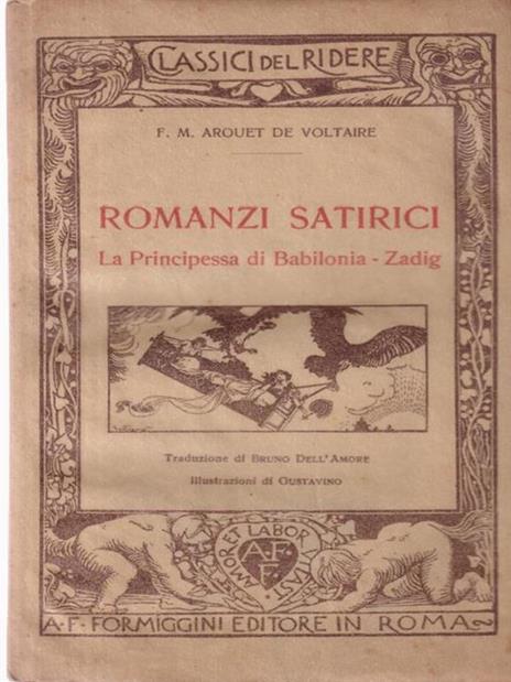 Romanzi Satirici - Voltaire - copertina