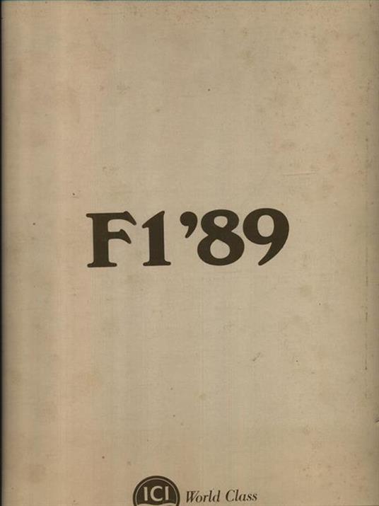 F1 '89 -   - copertina