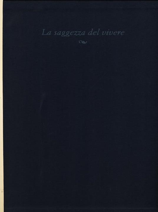 La saggezza del vivere - copertina