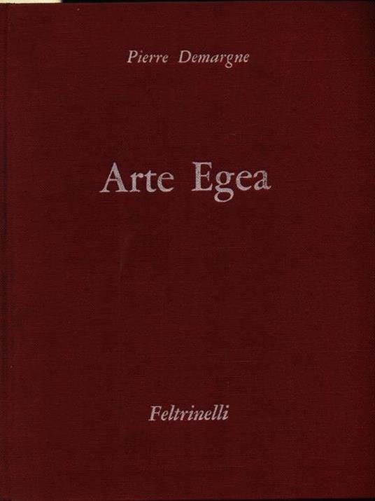 Arte egea - Pierre Demargne - copertina