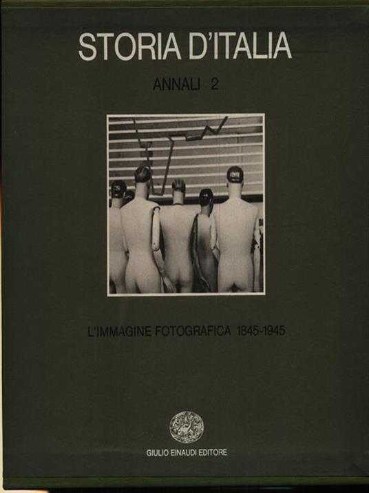 Annali 2 - L'immagine fotografica 1845-1945 - Carlo Bertelli - copertina